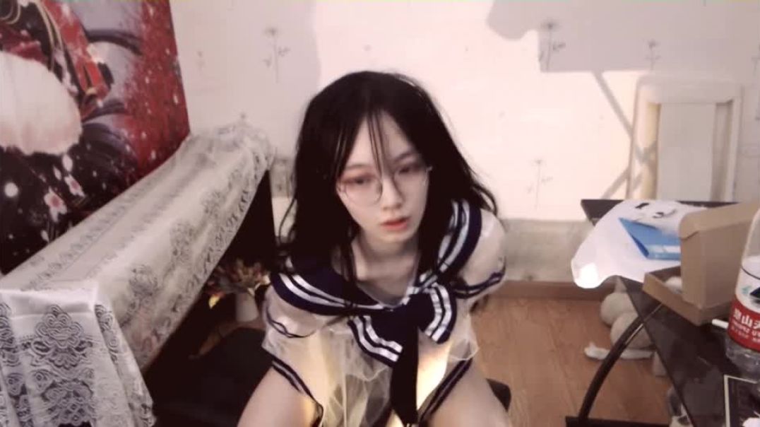 #b站 #清月已经不困了 舰长福利31-32 反差 #眼镜妹
